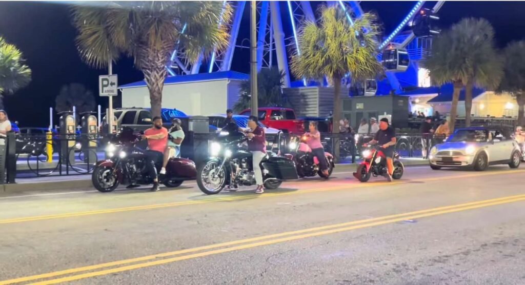 bike show at Myrtle Beach State Park 